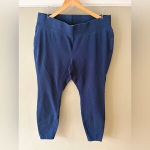 Lands end navy starfish legging 1x